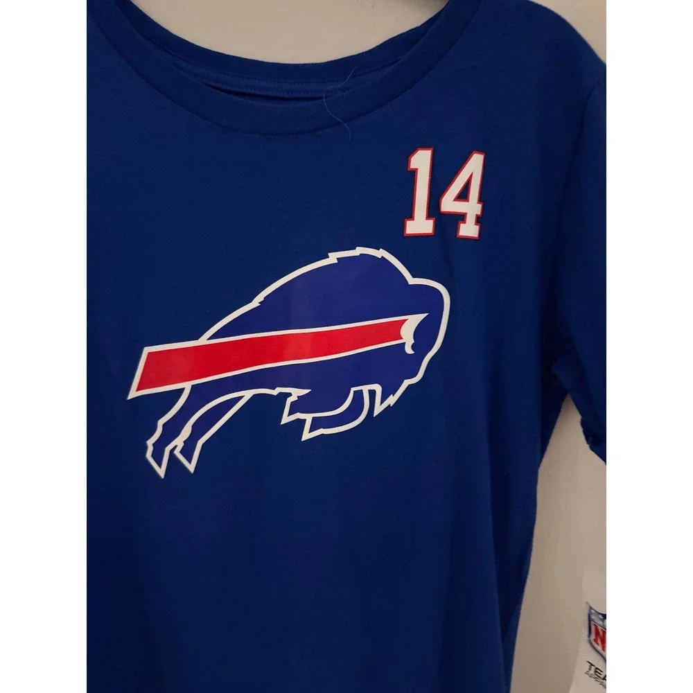 YOUTH NFL Team Apparel Buffalo Bills Stefon Diggs #14 T-Shirt Size XL (14-16)NWT